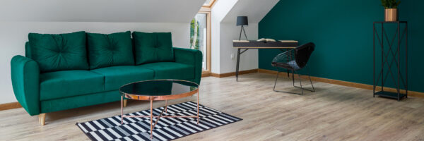 amenager un salon sous les combles