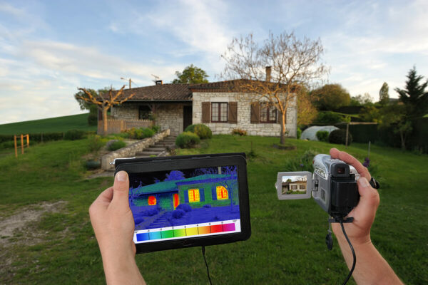 camera thermique permettant de visualiser les deperditions de chaleur