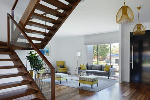 escalier interieur en bois