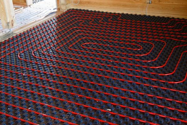 installation d'un plancher chauffant électrique