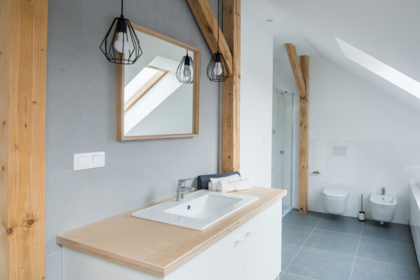salle de bain sous les combles